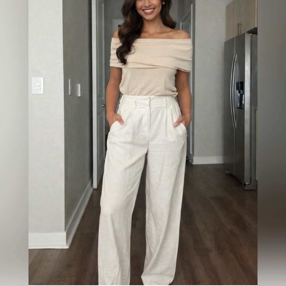 a new day Cream Women's Trousers NEW